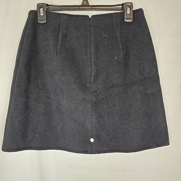 Club Monaco size 8 NWT colorblock blue and black tonal Centie skirt - Picture 2 of 5